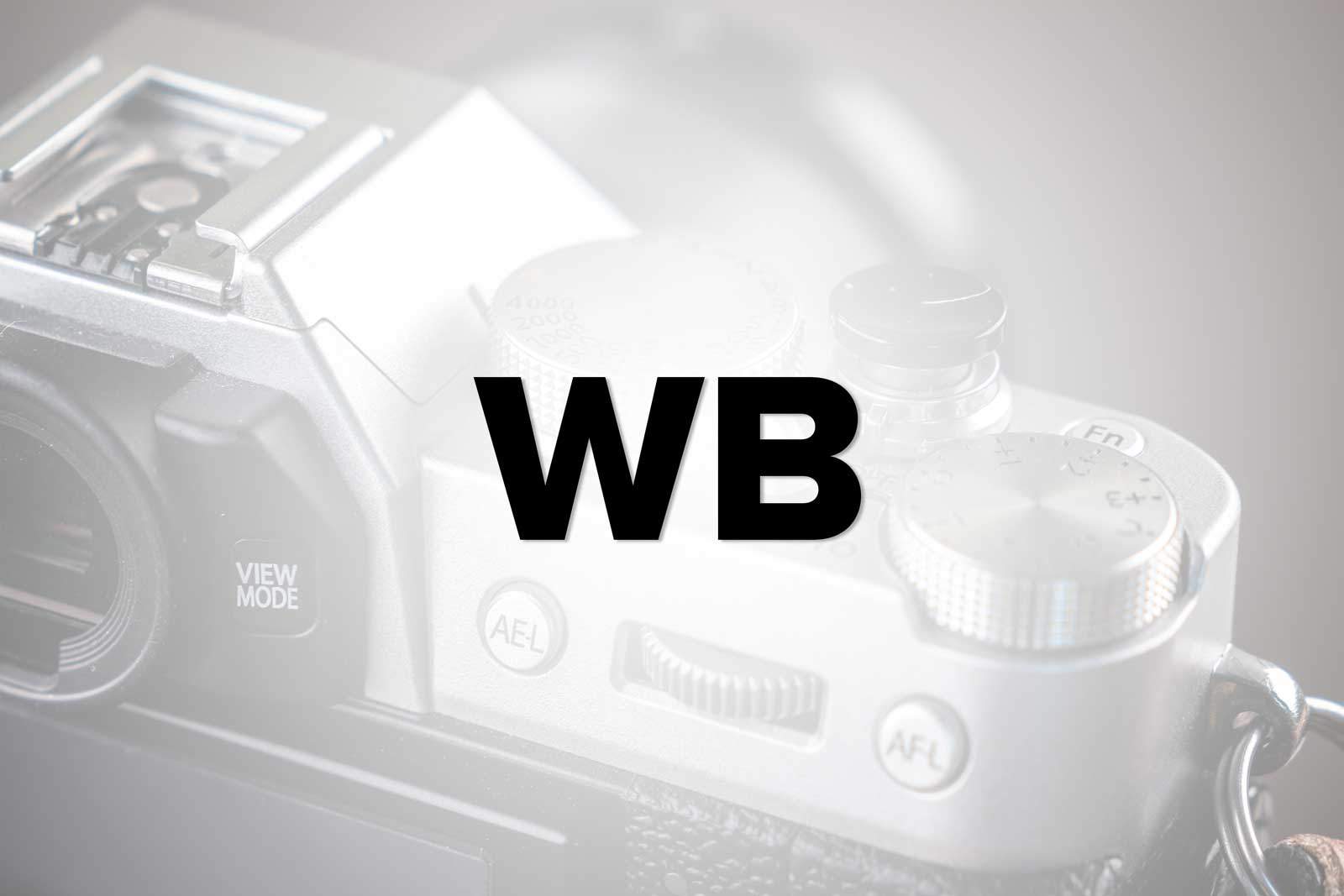 Kamera Fujifilm Weißabgleich