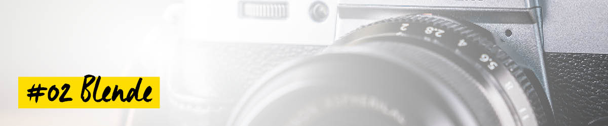 Kamera Einstellung Blende