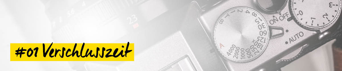 Kamera Einstellung Verschlusszeit