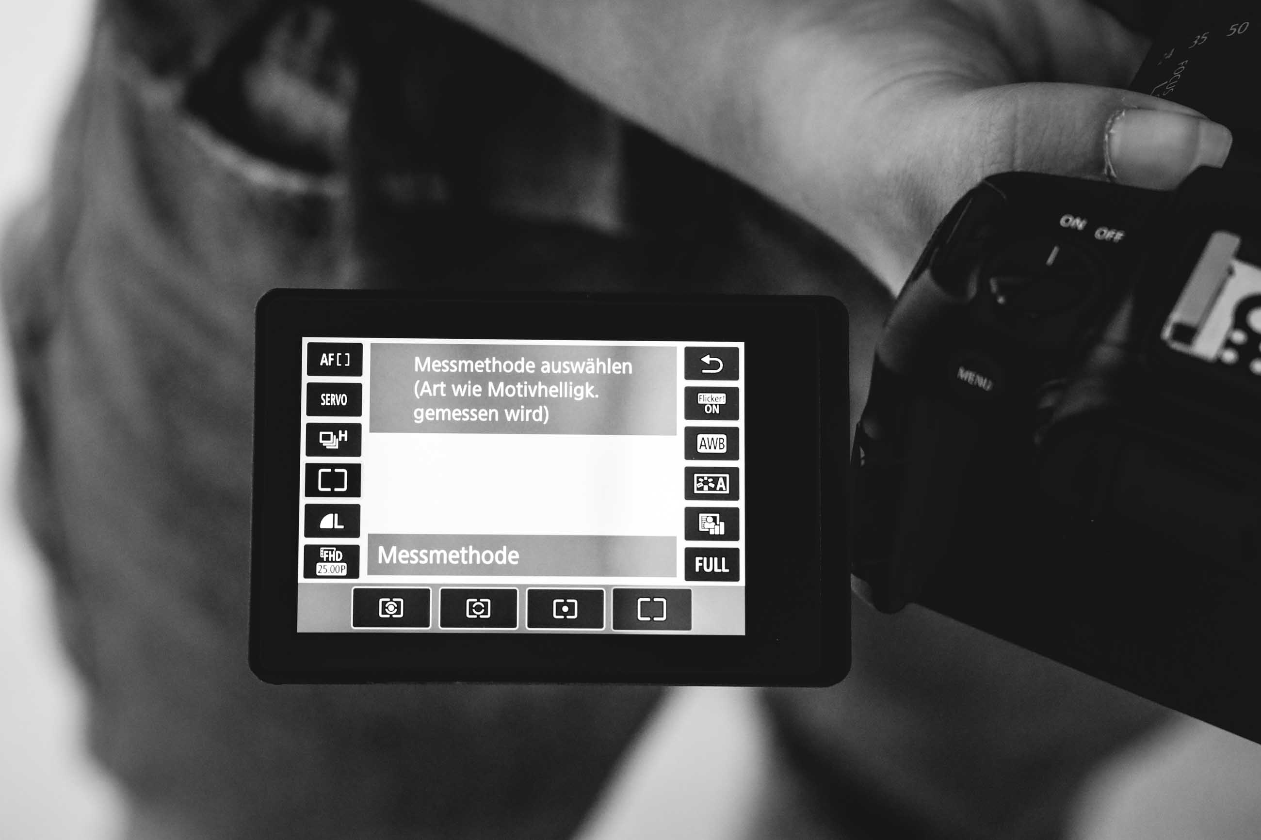 Messfeldmodis - Mittenbetont