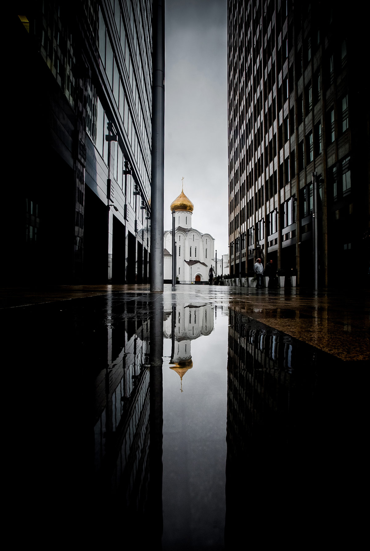 Rusky Tempel mit Spiegelung