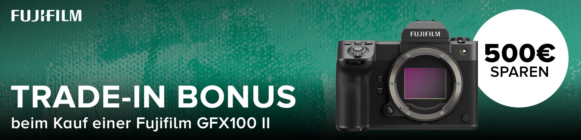 Fujifilm GFX 100S Trade In promotion Fujifilm GFX 100S Trade In promotion