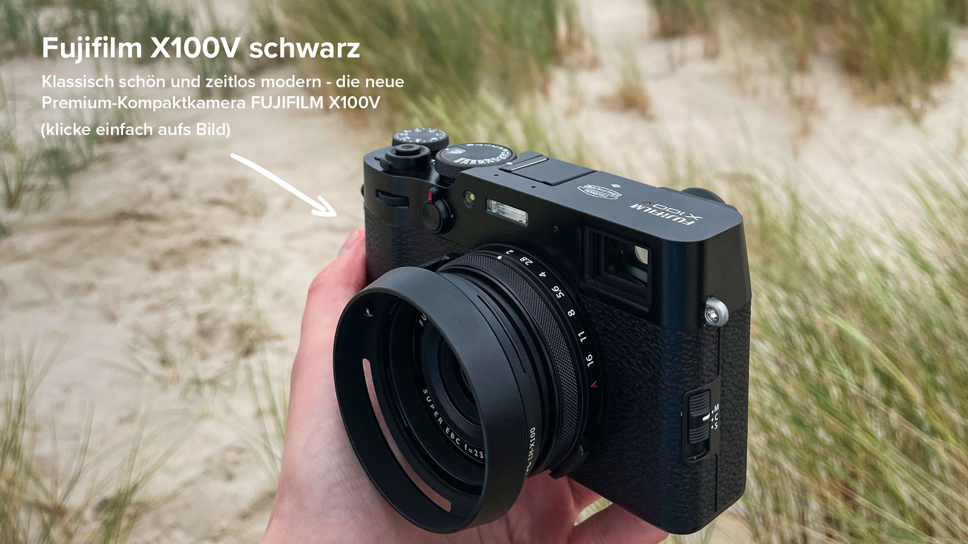 Fujifilm X100V schwarz
