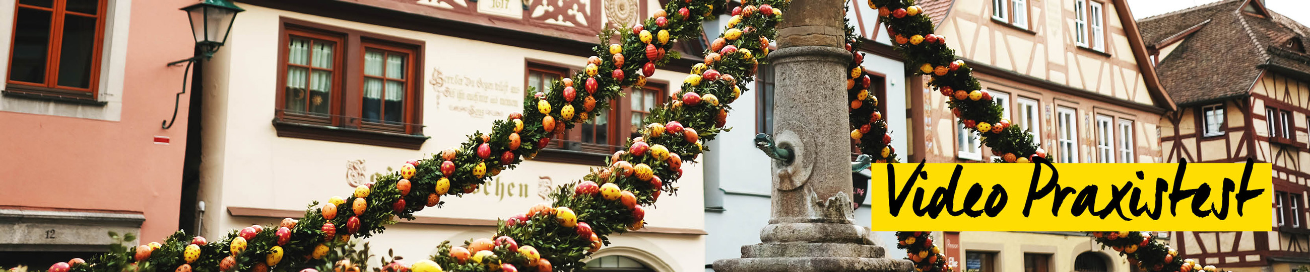 Fujifilm X-H1 Osterbrunnen in Rothenburg ob der Tauber Fotowalk