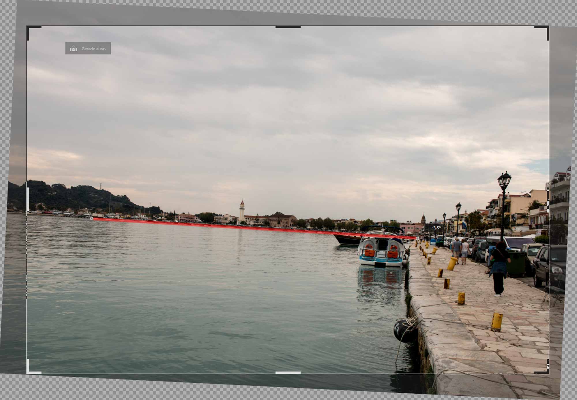 Hintergrund ausrichten