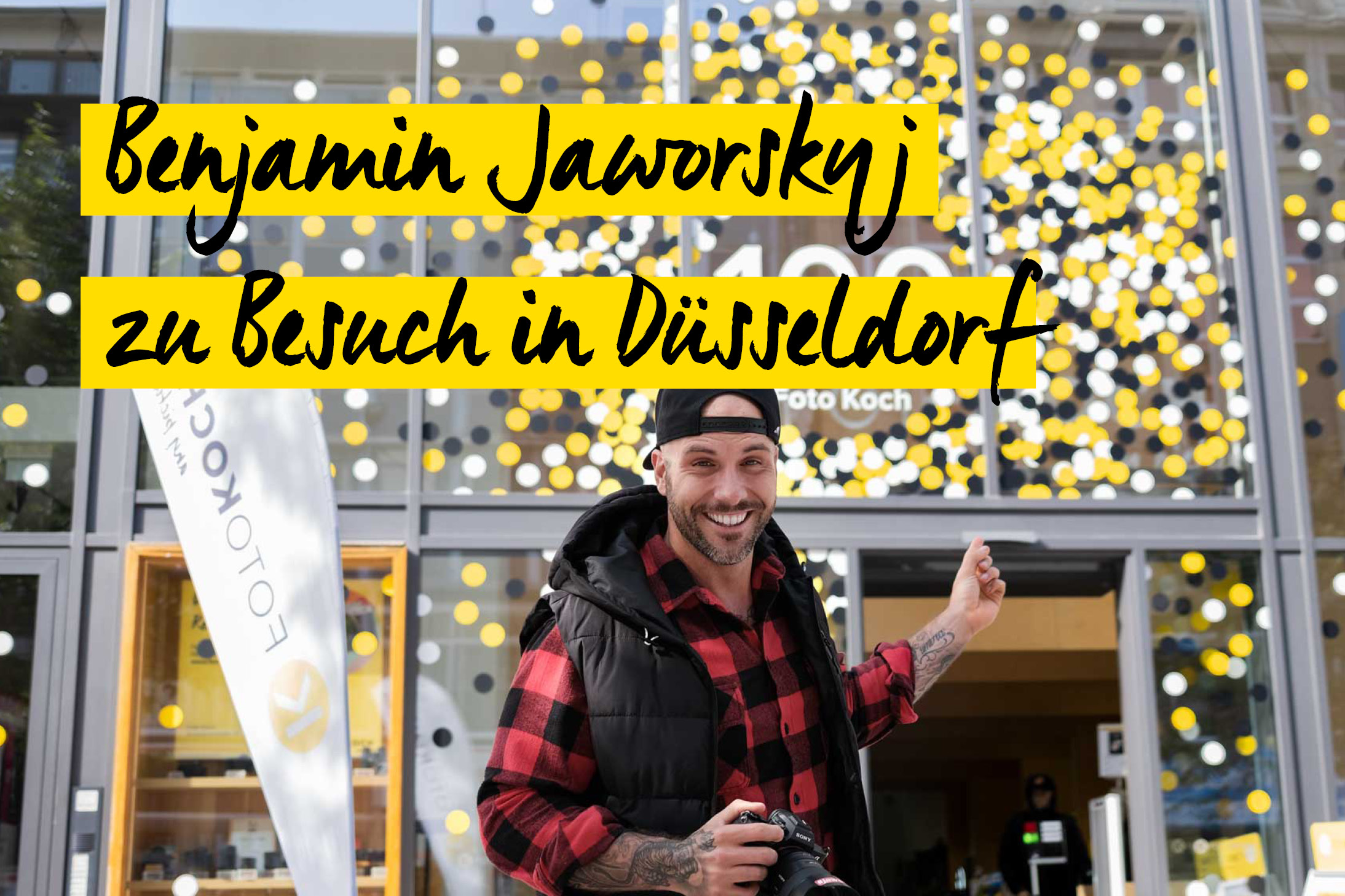 Benjamin Jaworskyj mit Haukland Clothing zu Besuch in Düsseldorf