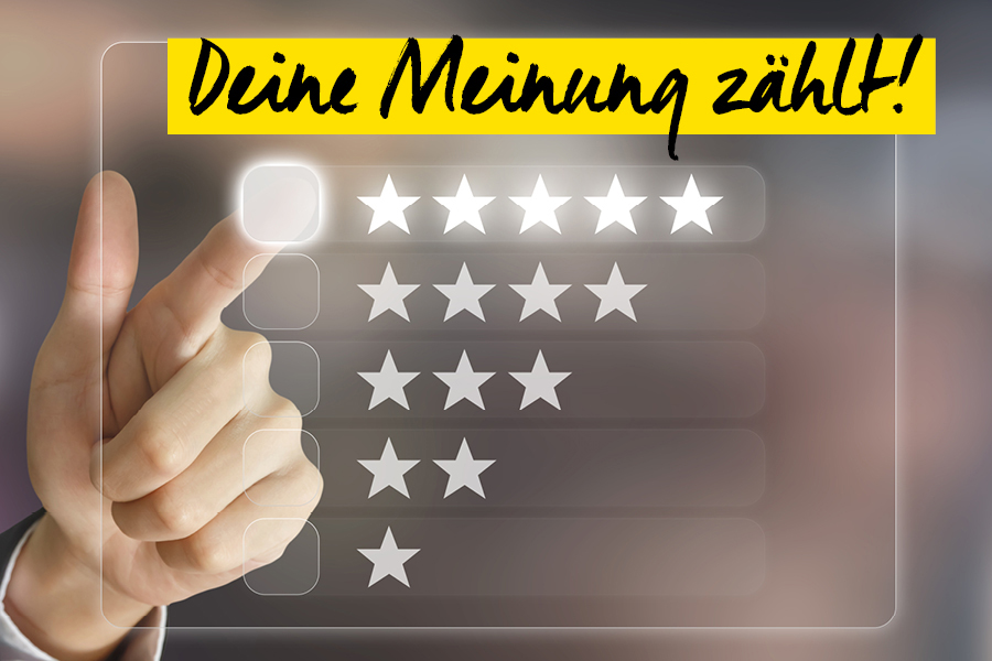 Produkte bewerten Finger