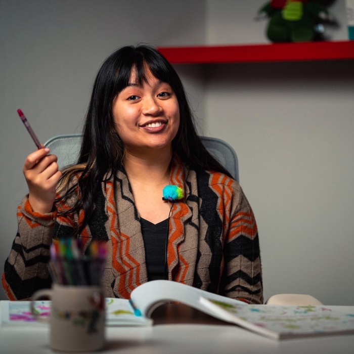 Lavaliermikrofon von Joby Wavo im Lifestyle