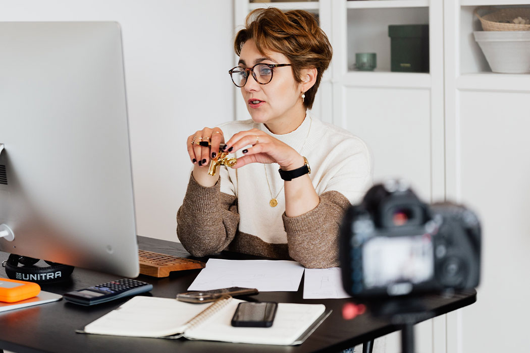 Workshops, Webseminare mit einem Livestream und Aufzeichnung