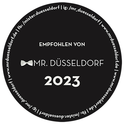 Siegel empfohlen von Mr. Düsseldorf