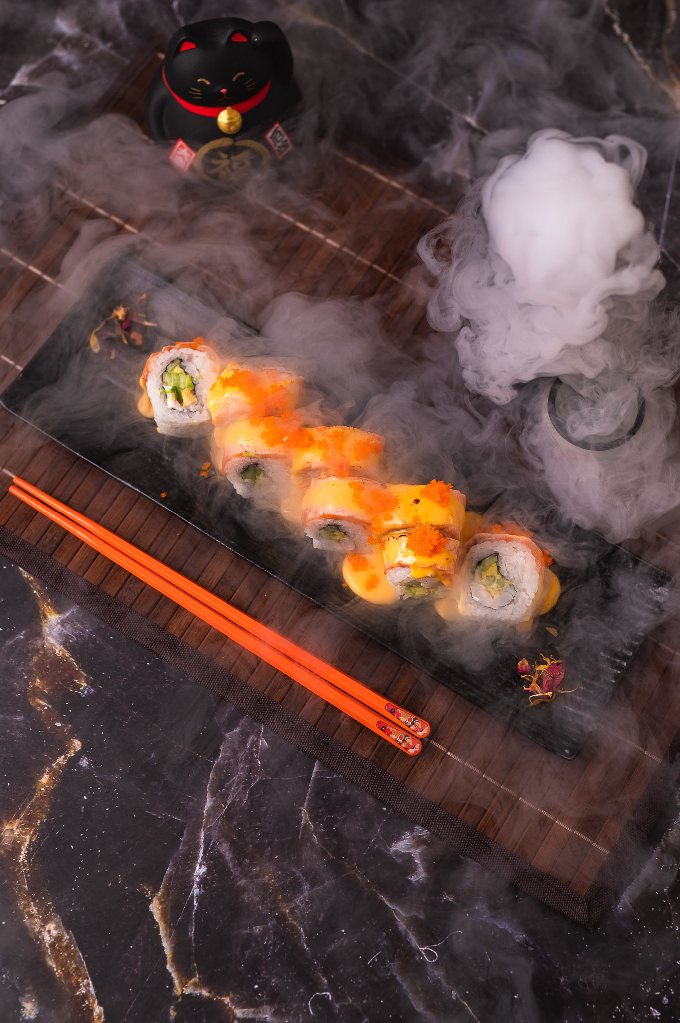 Trockeneisnebel in der Foodfotografie