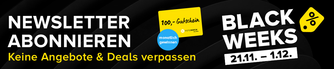 Black Weeks Newsletter abonnieren