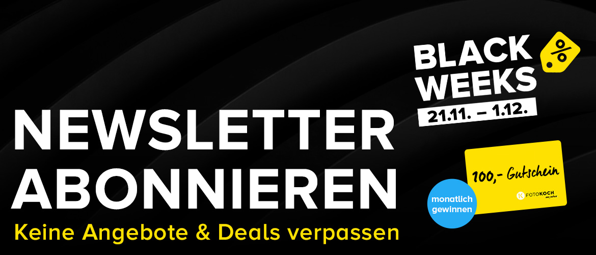 Black Weeks Newsletter abonnieren