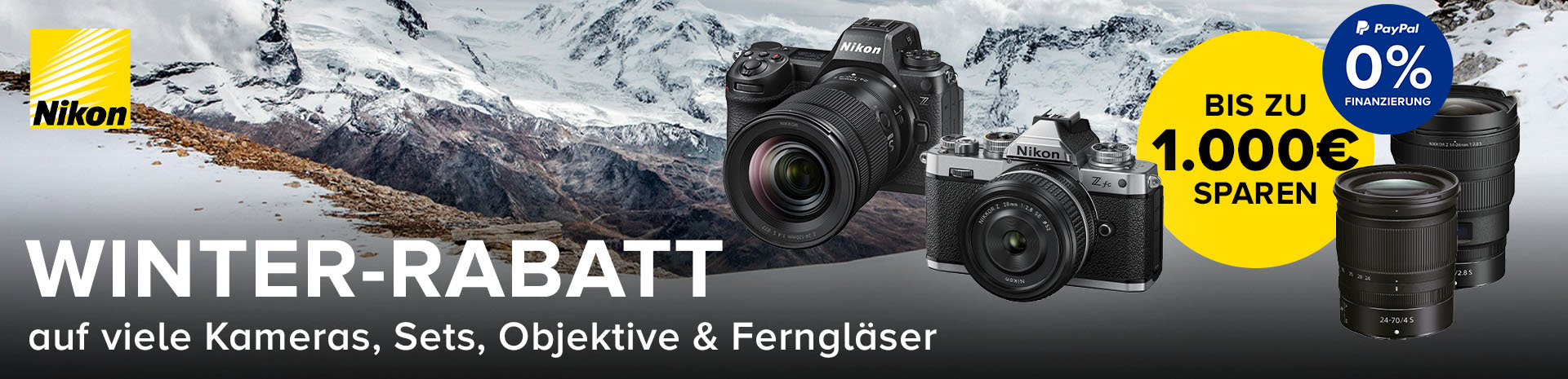 Nikon Sofortrabatt Nikon Sofortrabatt