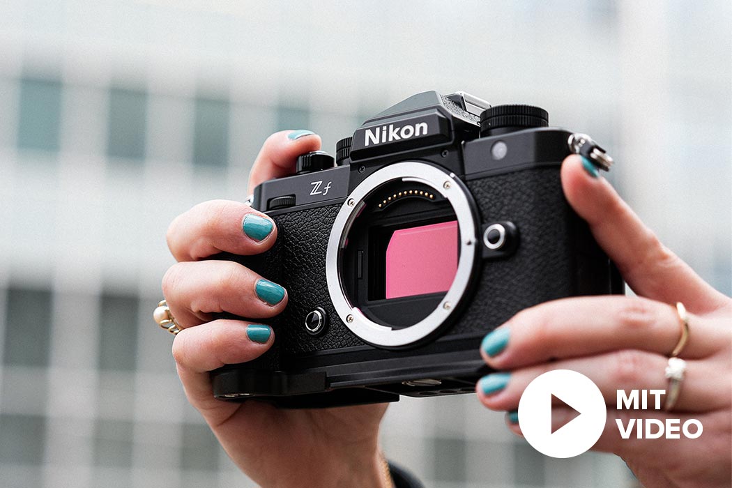 Review der Nikon Z f Retrokamera mit Vollformatsensor