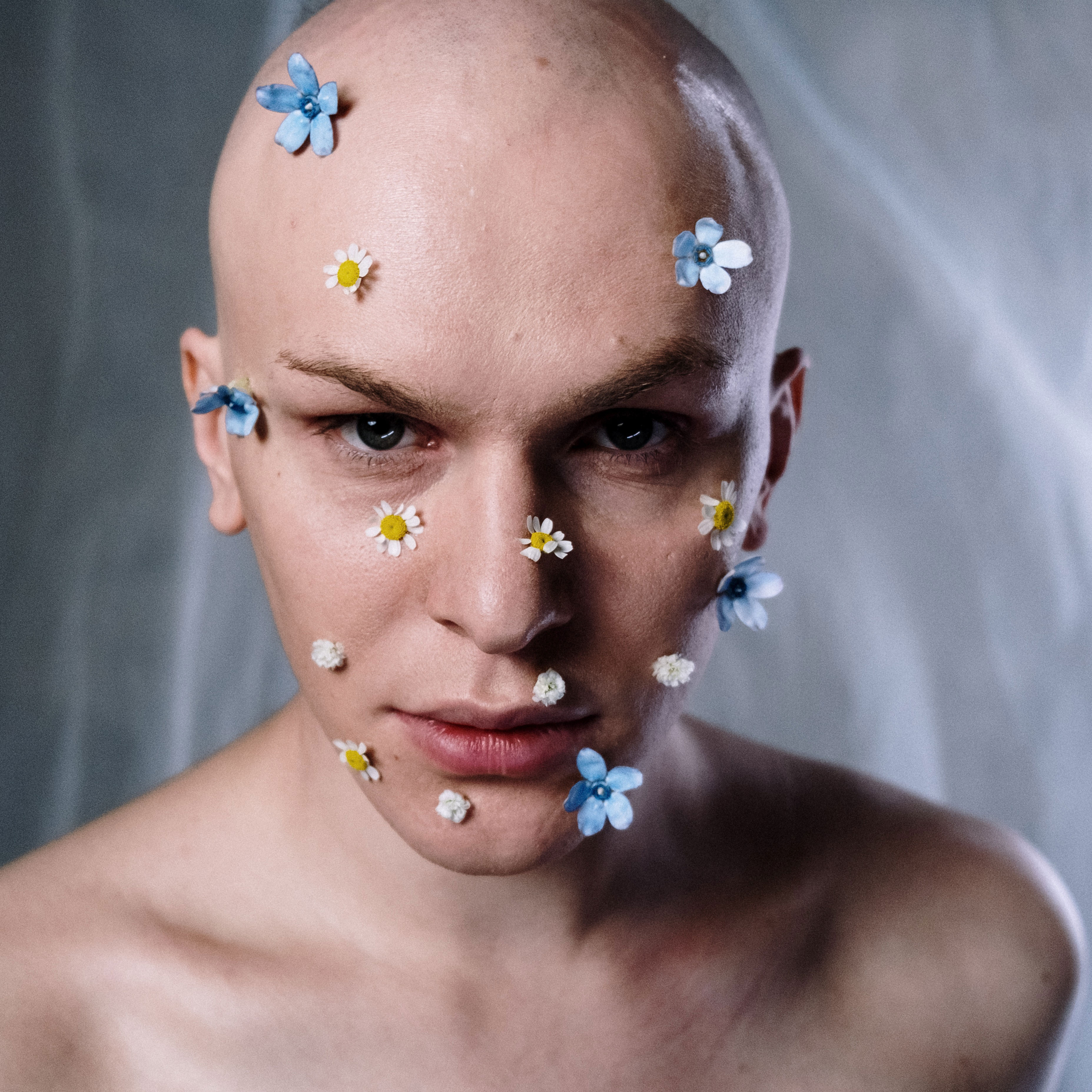 Wirkung der Obersicht bei einem männlichen Model