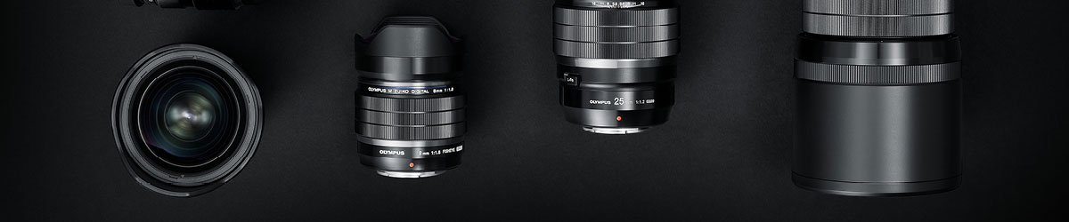 Olympus Markenstore Pro Objektive Header