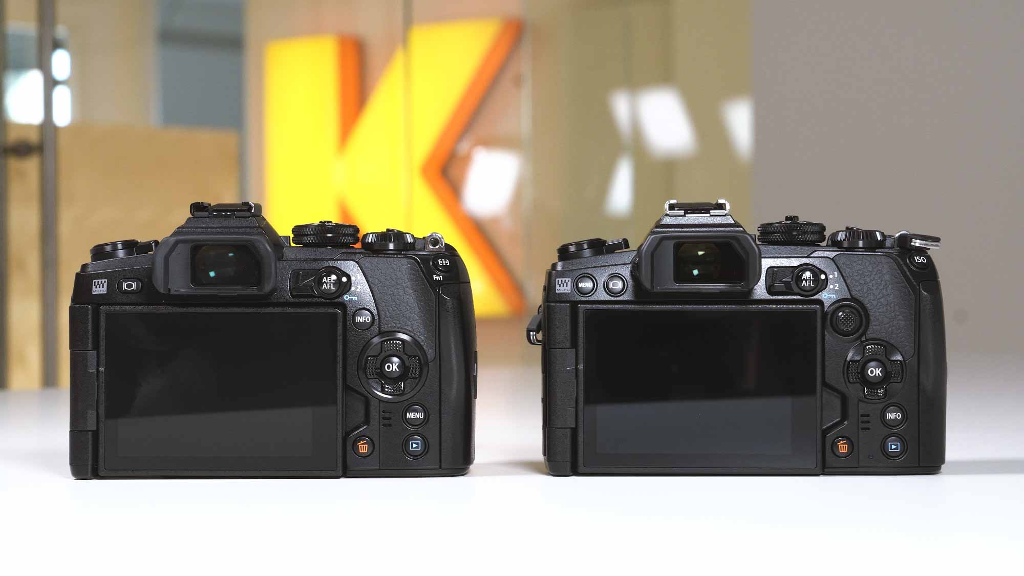 Olympus OM-D Em1 Mark III hinten