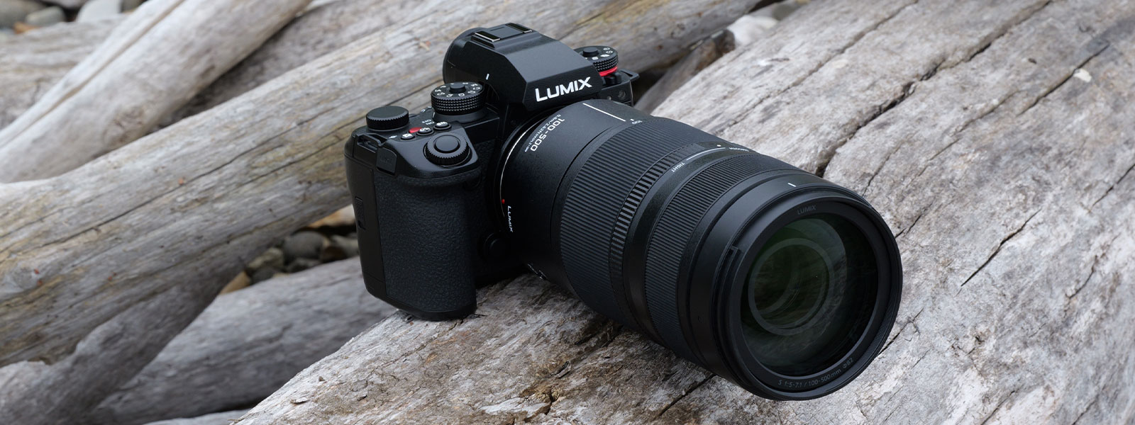 Lumix S 100-500mm F5-7.1 OIS mit Lumix Kamera