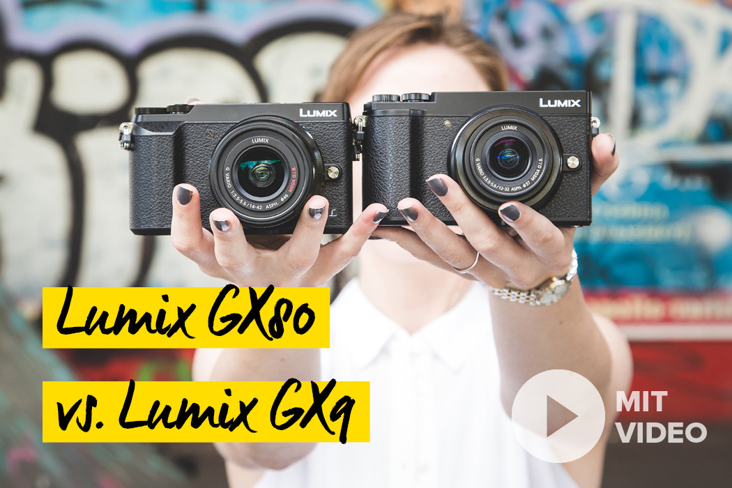 Panasonic Lumix GX80 und G9X Unterschied