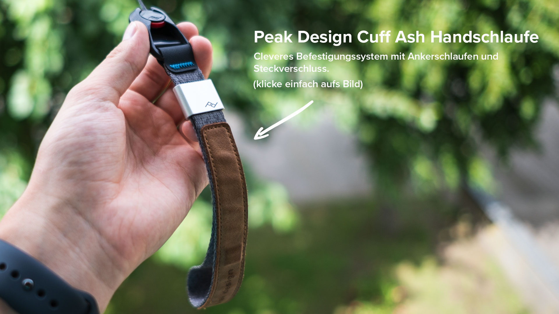 Peak Design Cuff Ash Handschlaufe 