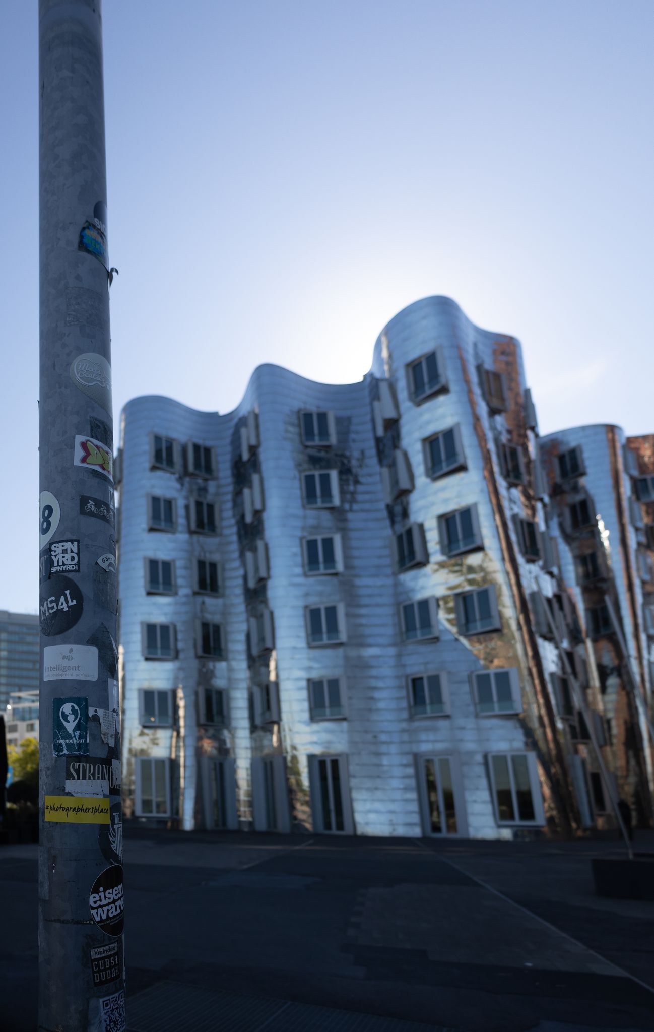 Ein weiterer Hotspot für Düsseldorfer Fotografen der Neuer Zollhof