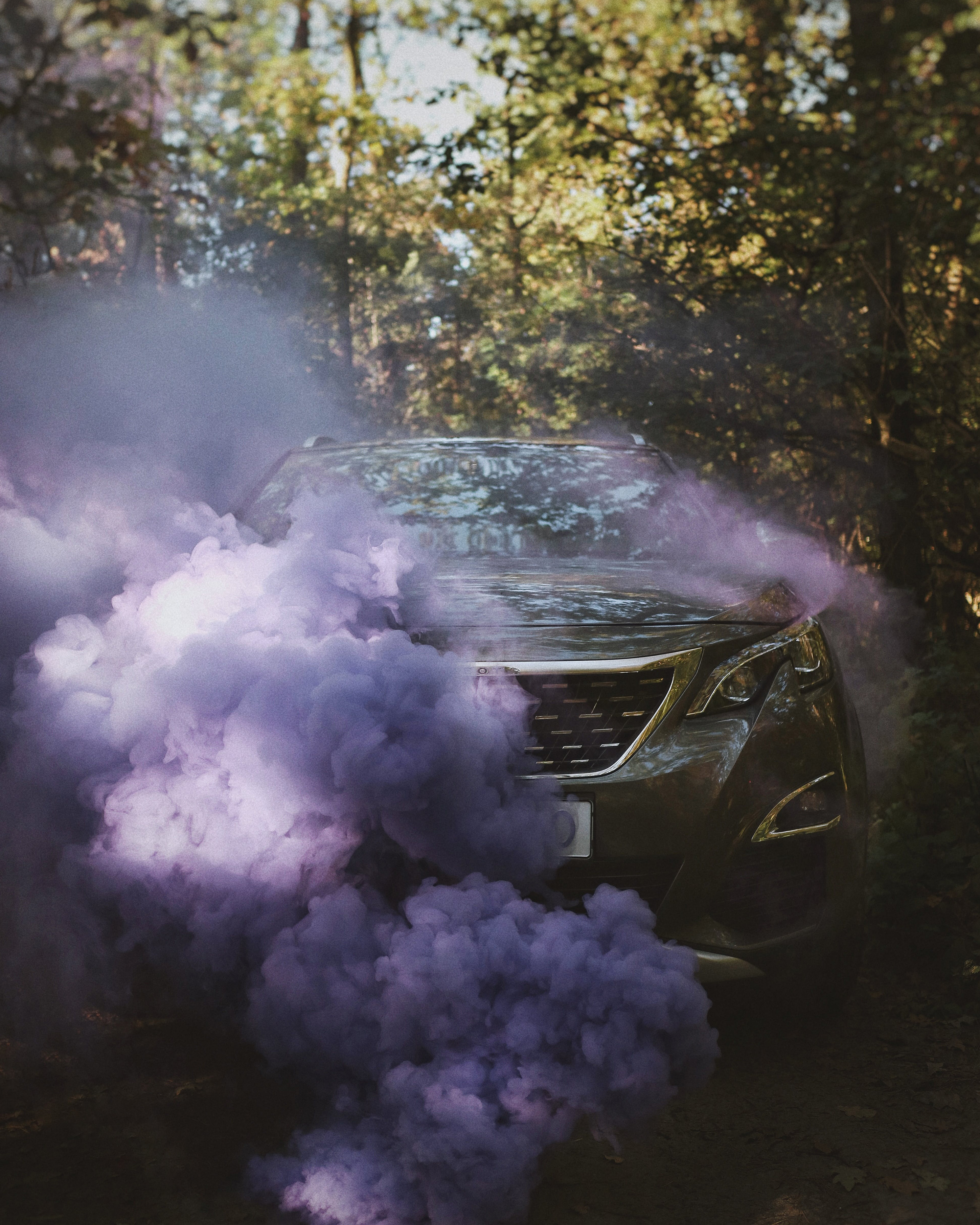 Rauchbomben mit Farbe fÃ¼r Fotos