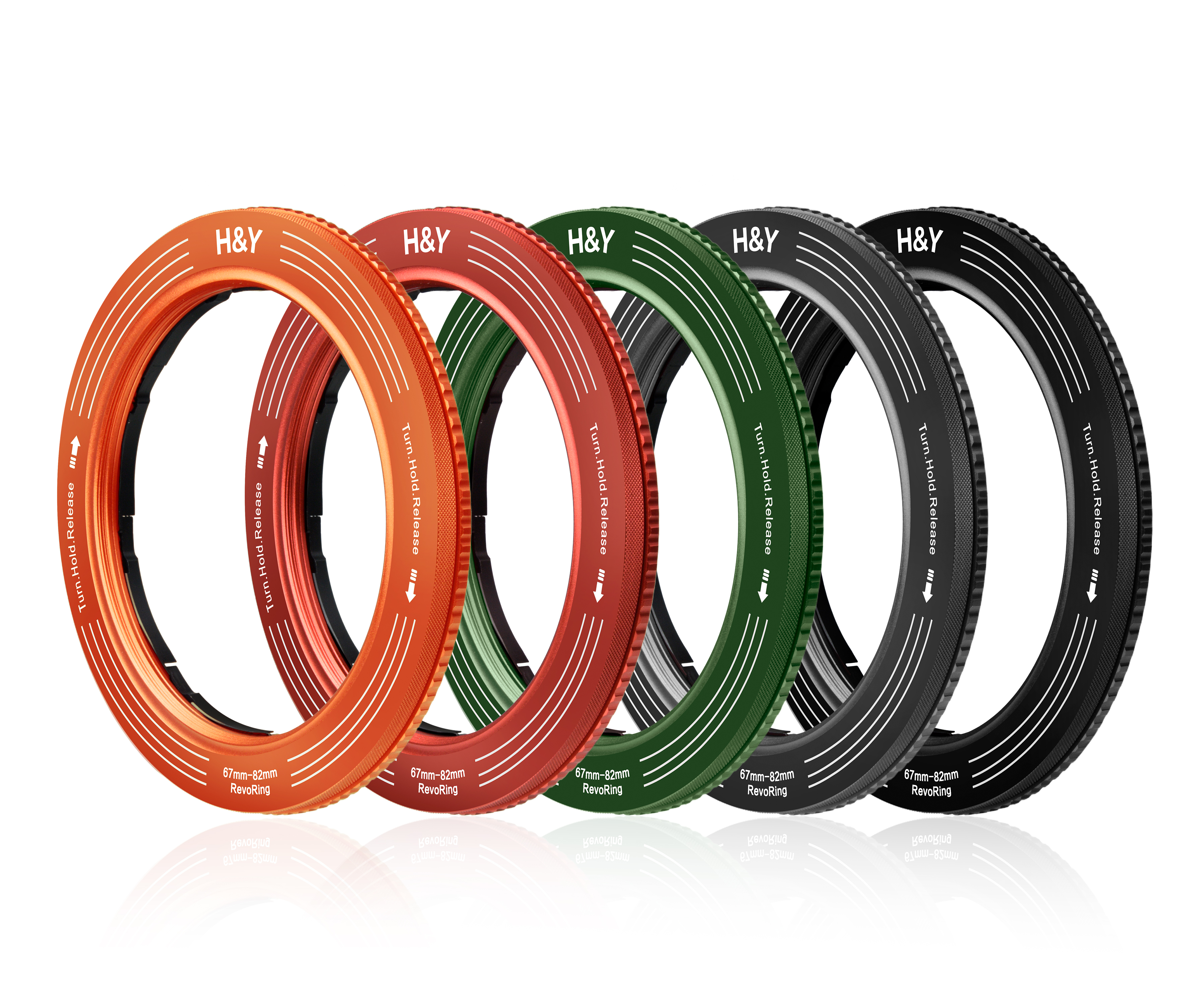 H und Y Revoring Filter in verschiedenen Farben