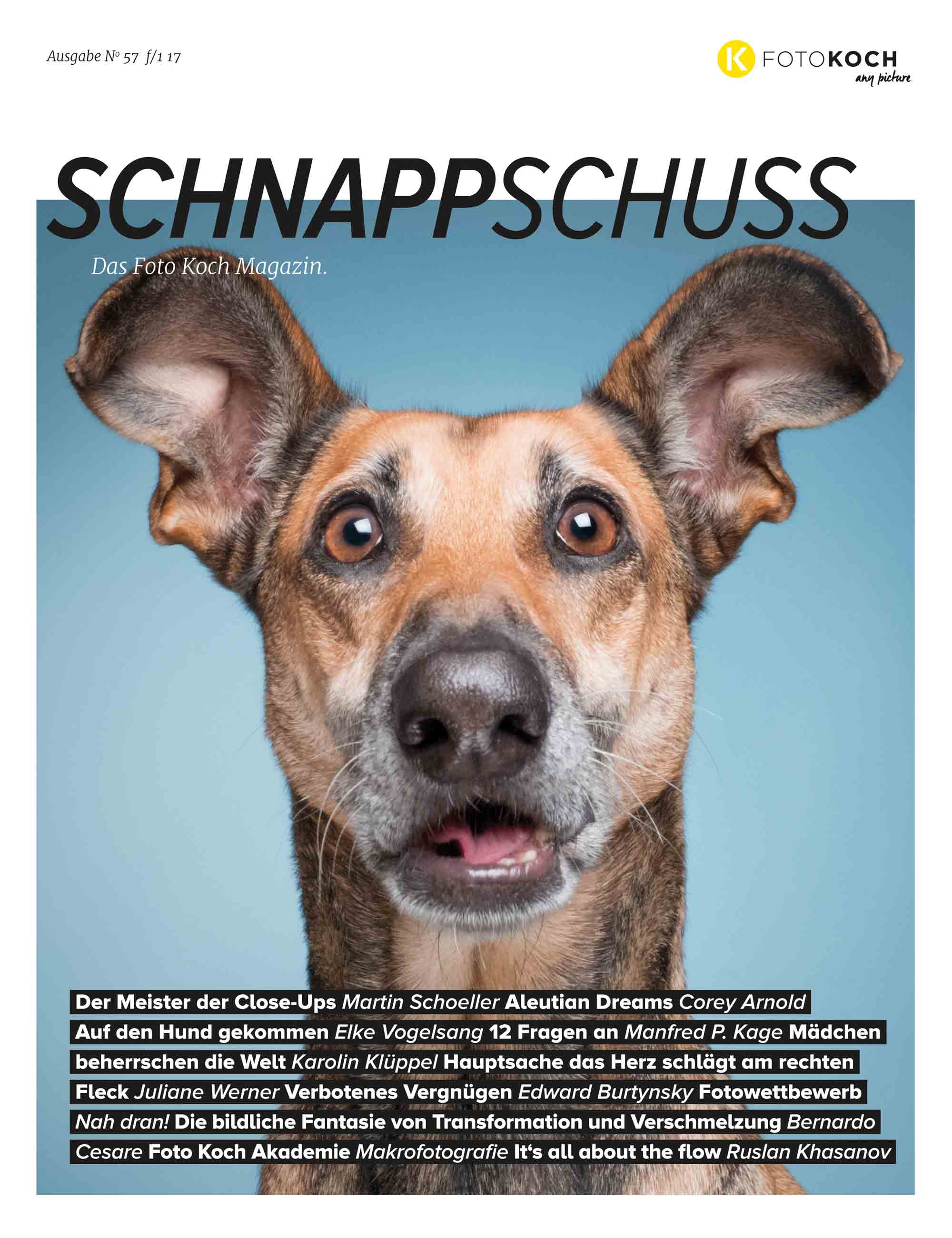 Cover Schnappschuss Fotomagazin Nr. 57 - Close