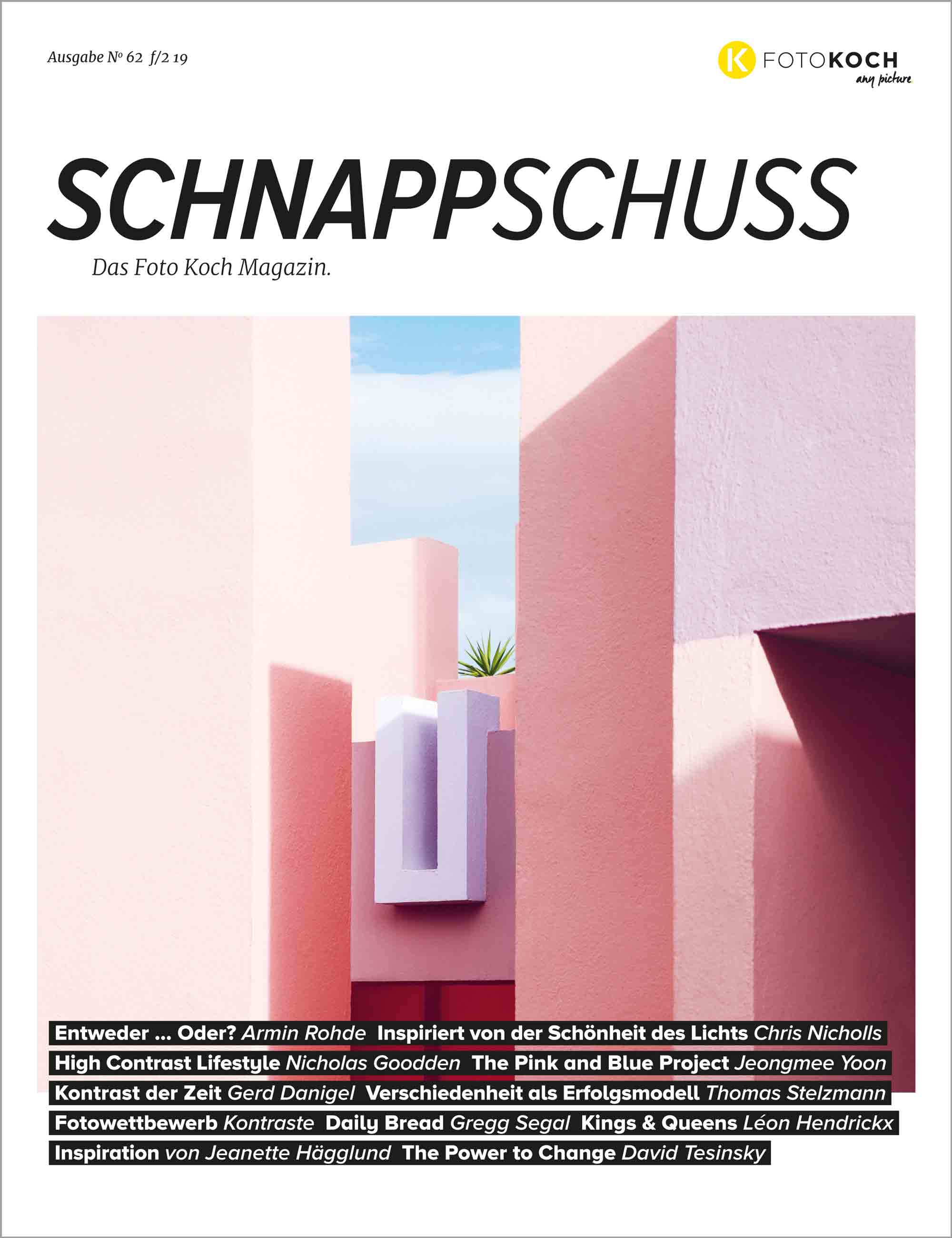 Cover Schnappschuss Fotomagazin Nr. 62 - Kontraste