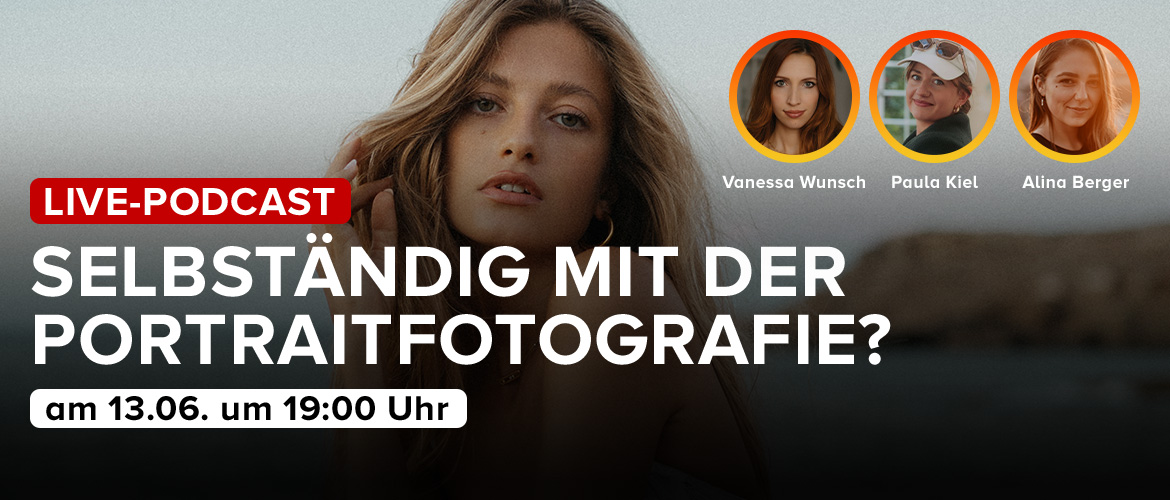 Selbständig mit der Portraitfotografie Teaser Bild