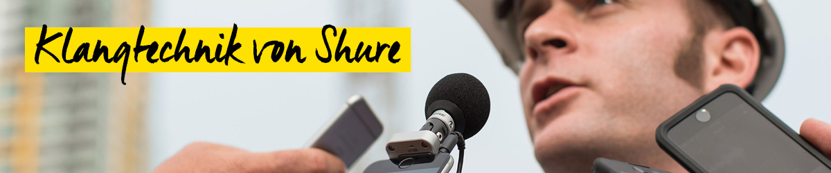Shure Mikrofon, Kopfhörer und Klangtechnik