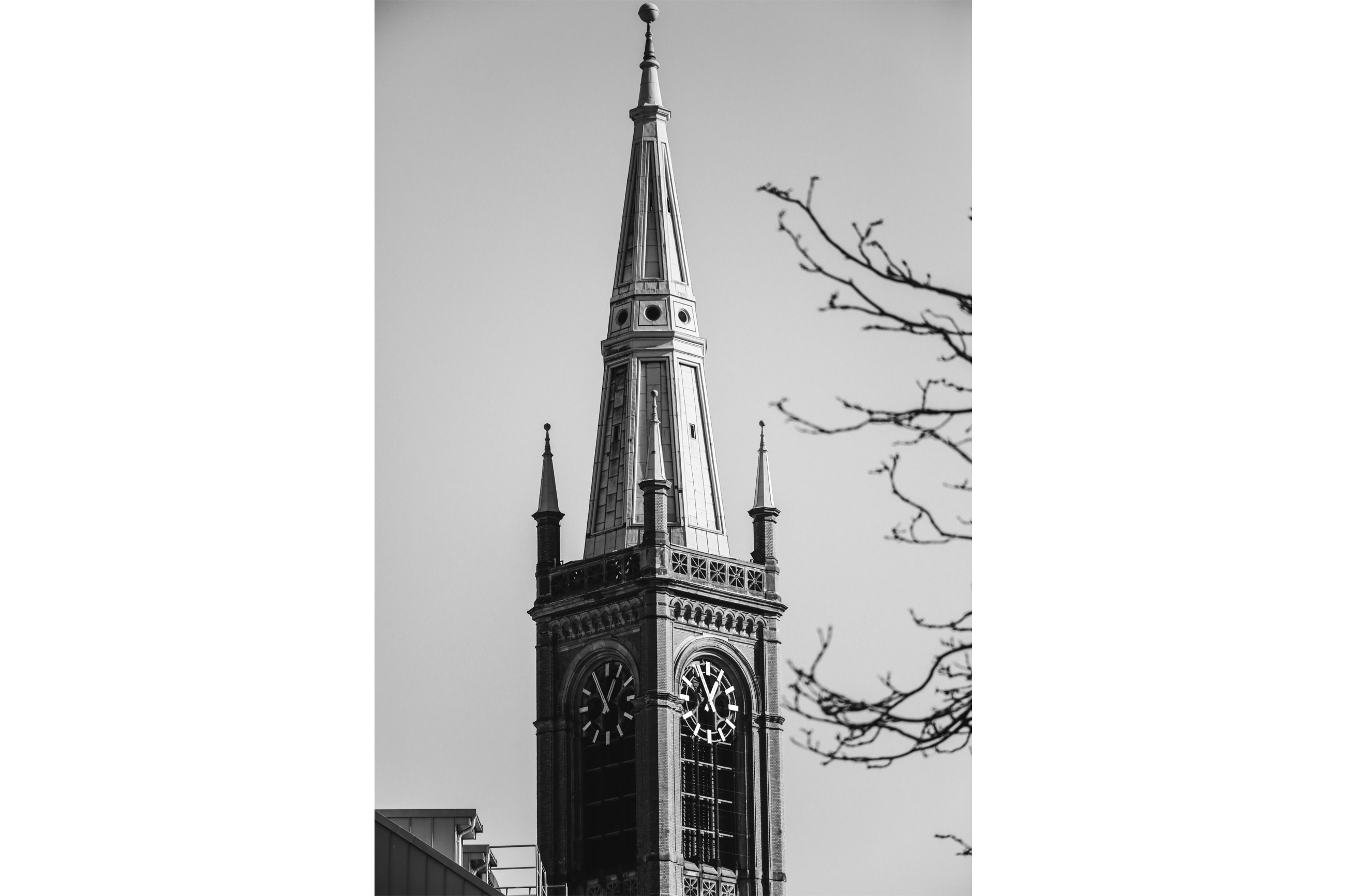 Kirchturm bei 150mm Zoom