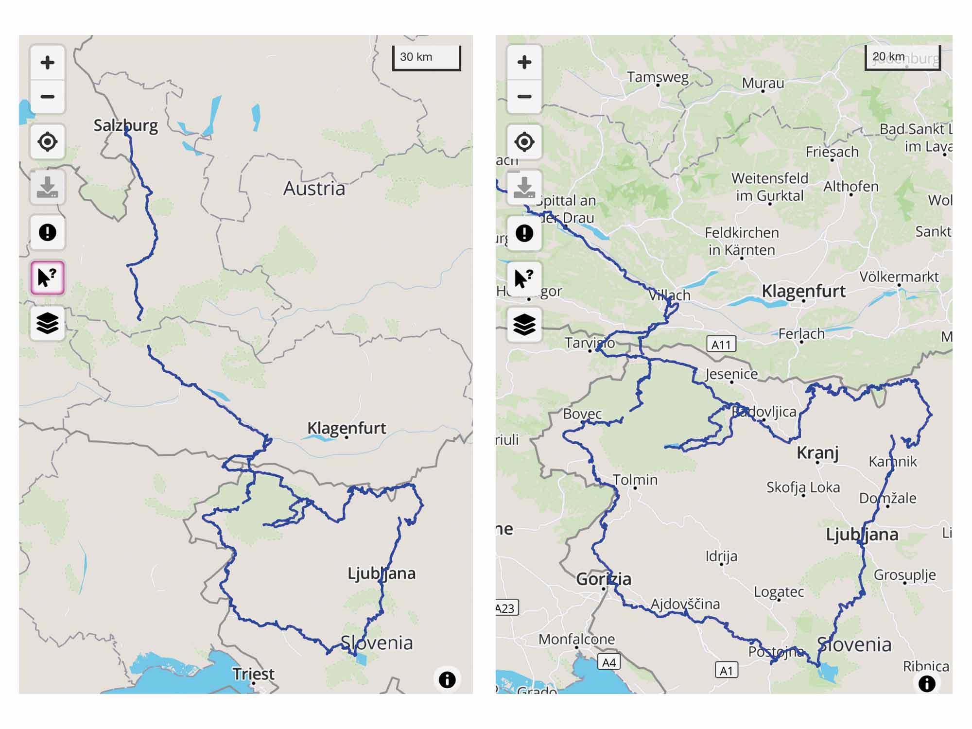Slowenien - Bikepacking Route