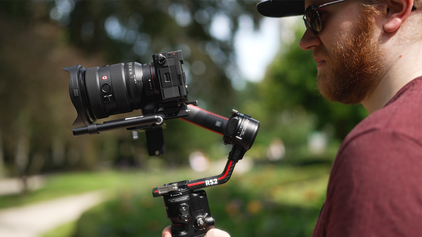 Sony SEL 16-35 F2,8 GMII auf Gimbal