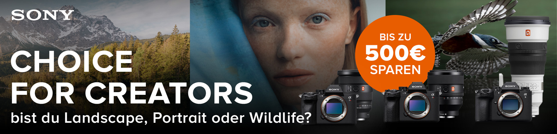 Sony Choice for Creators Kombi-Rabatt