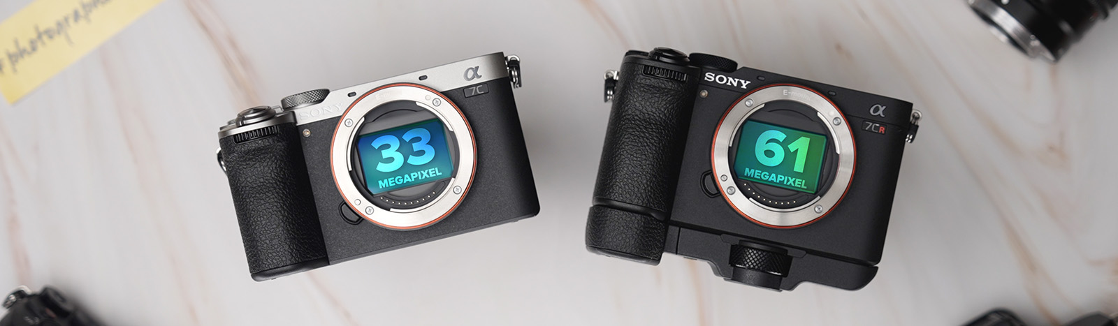 Sony alpha 7c II und 7c R im Vergleich Sony alpha 7c II und 7c R im Vergleich