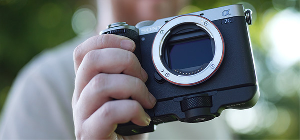 Sony a7c R mit Griff