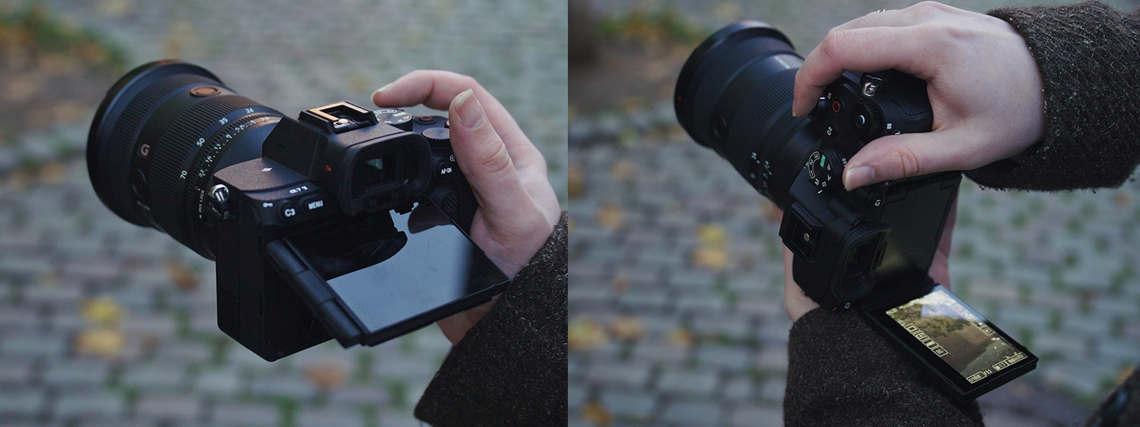 Sony Alpha 7 V: Display Tilt-und-Flip Display 