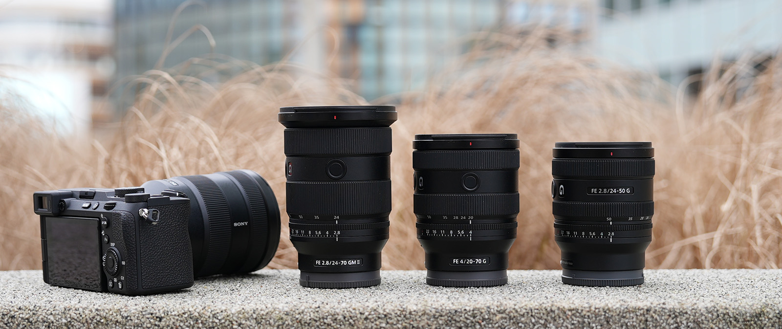 Sony Standard Zooms im Vergleich