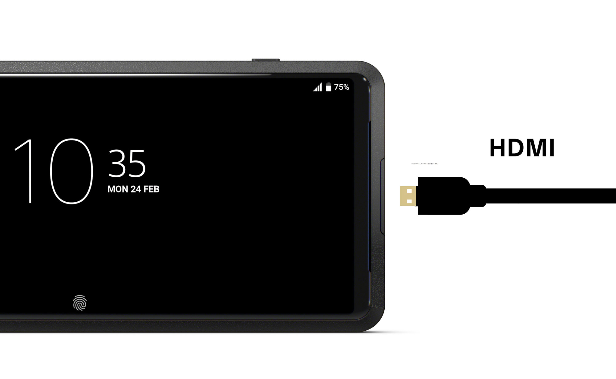 Sony Xperia Pro HDMI Anschluss