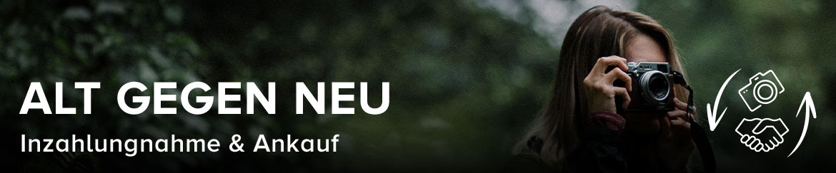 Gebrauchte Kameras & Objektive verkaufen oder tauschen