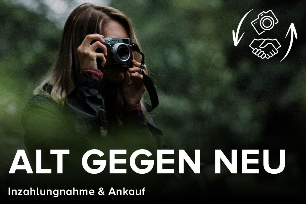 Gebrauchte Kameras & Objektive verkaufen oder tauschen