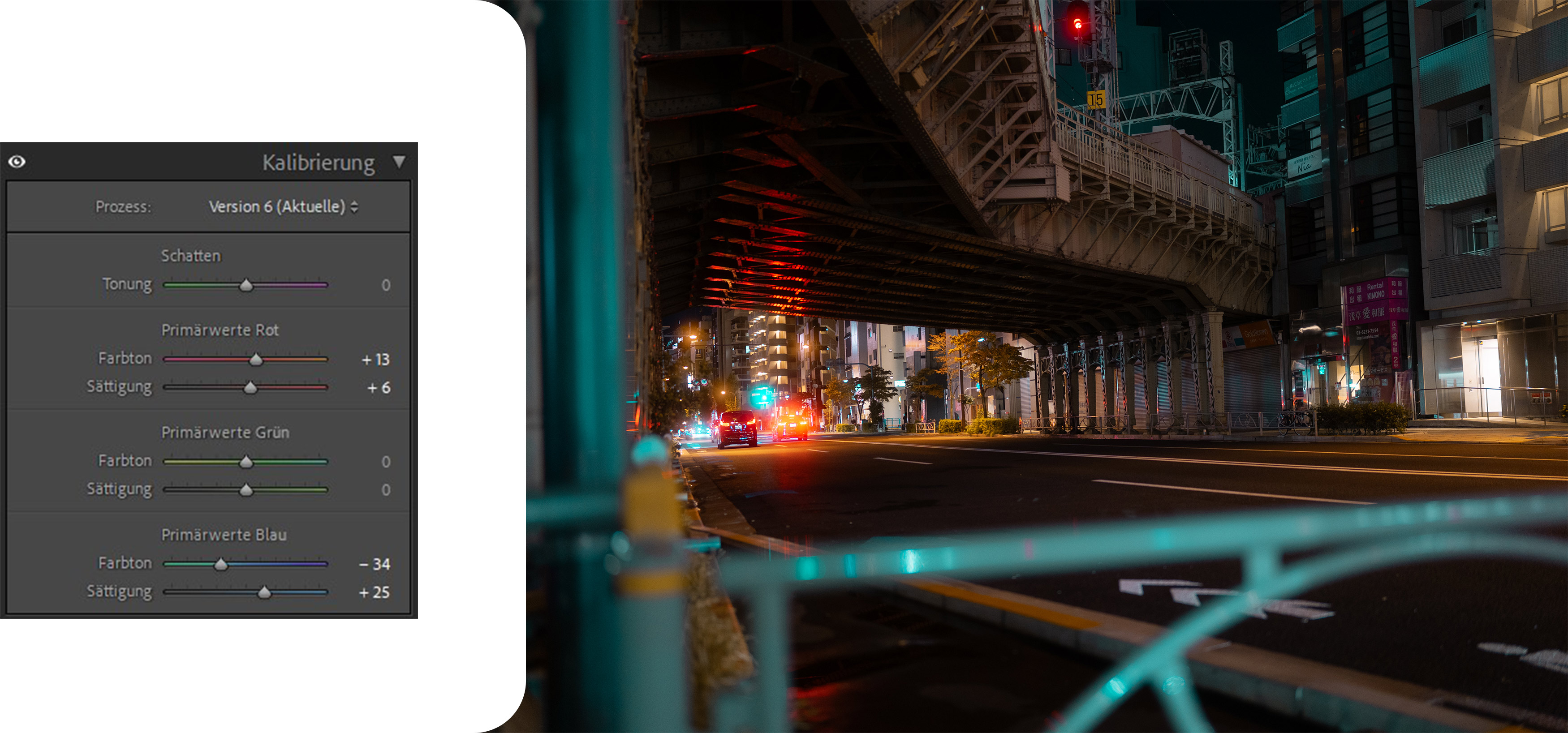 Tutorial 1 - Entwicklung mit der Kalibrierung