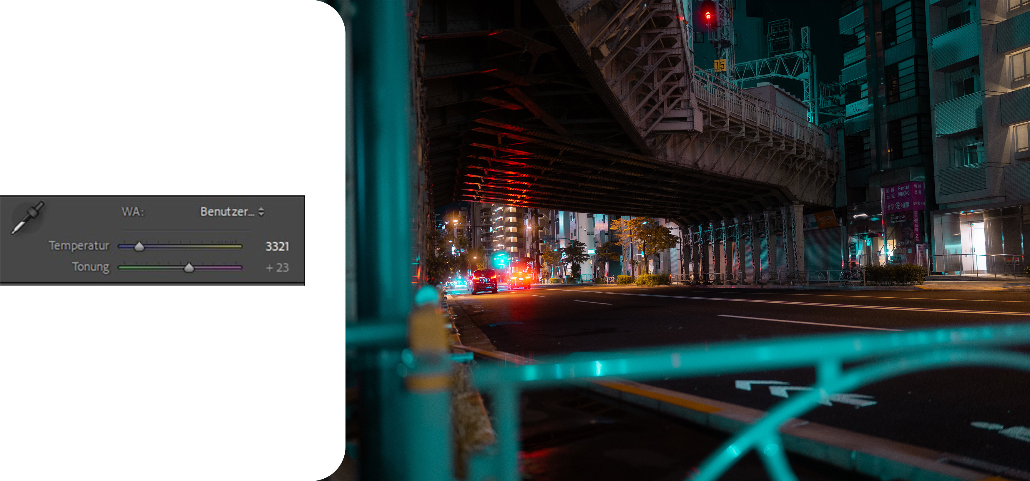 Tutorial 1 Anpassung des Weissabgleichs