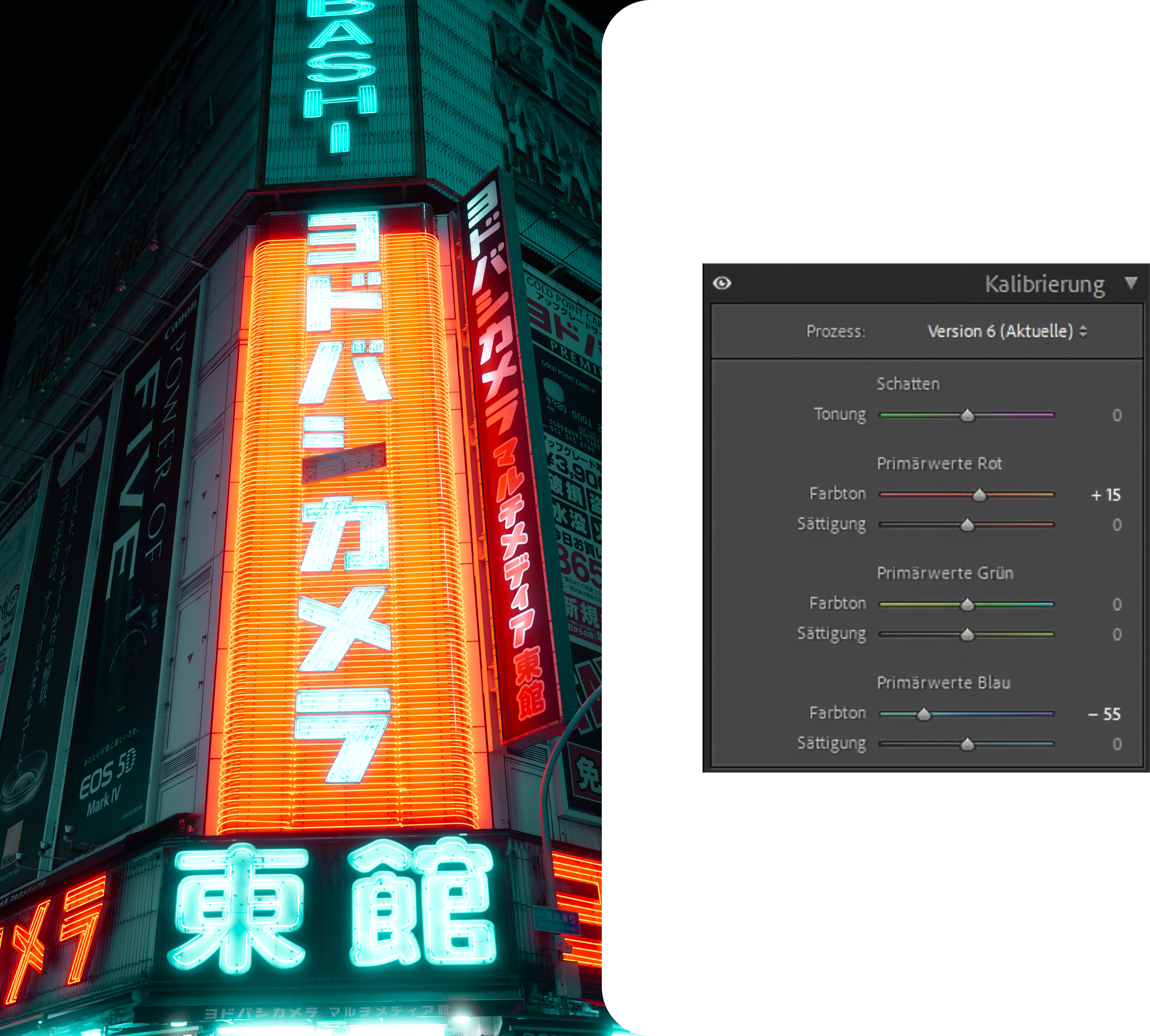 Tutorial 2 - Entwicklung mit der Kalibrierung