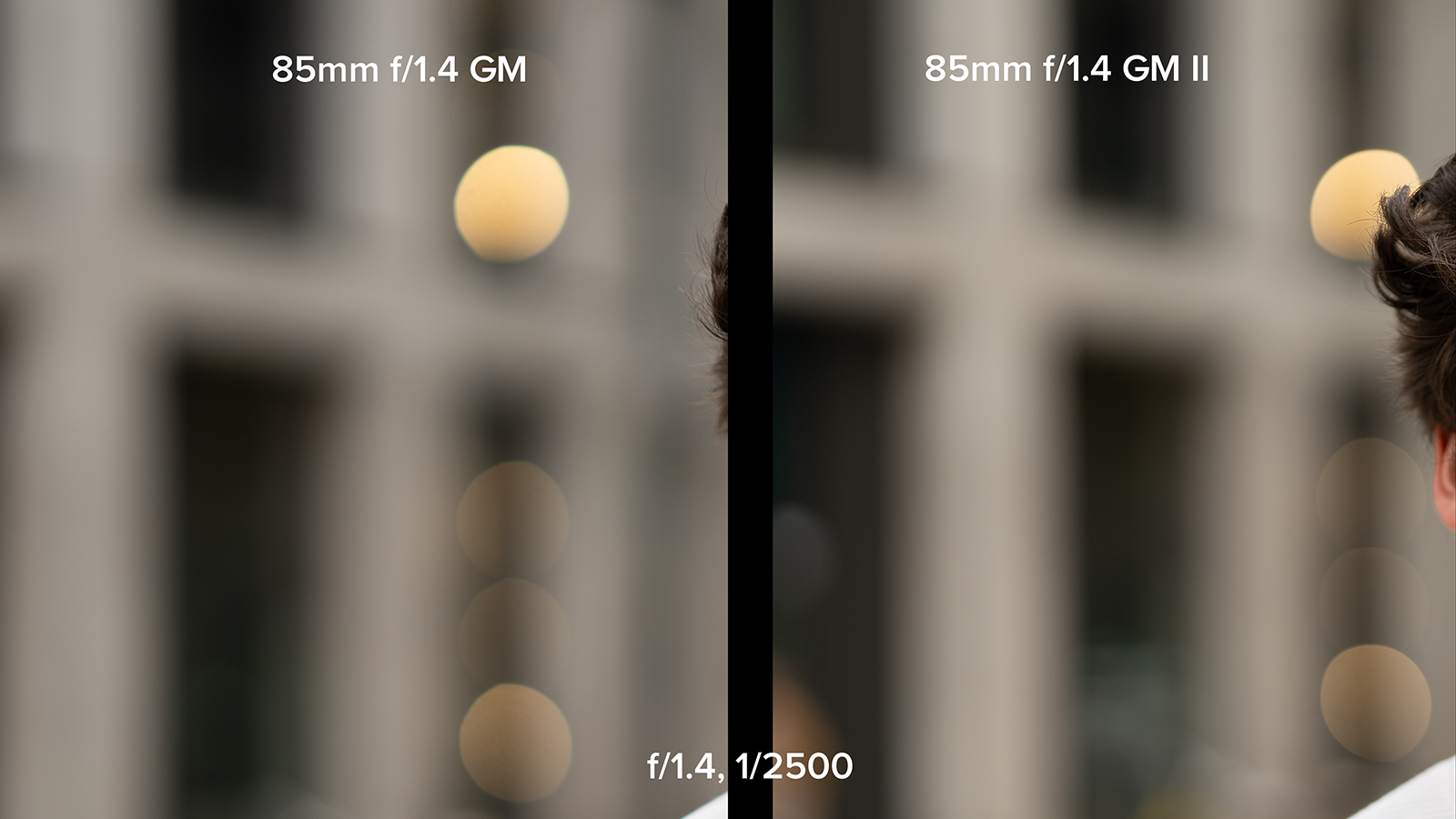 Bokeh Vergleich Sony 85mm f 1.4 GM I und II